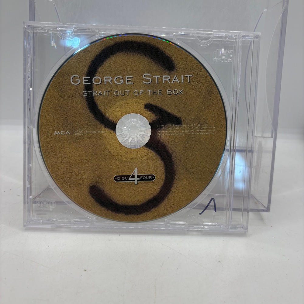 George Strait Strait‎ Out of the Box Disc 4 Four CD MCA MCAD4-11263 Replacement